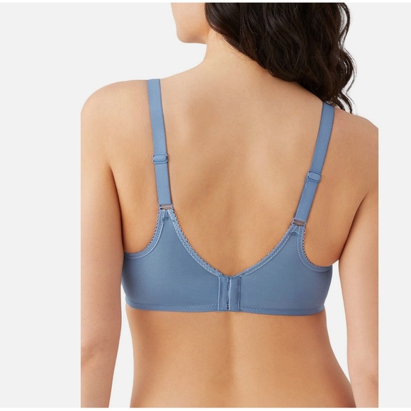 Wacoal Basic Beauty Full-Figure Spacer Underwire T-Shirt Bra Blue Size 32D NWT - Picture 2 of 3